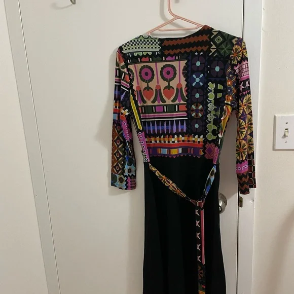 Desigual Dress Vest Jill with color block motif - Picture 7 of 7